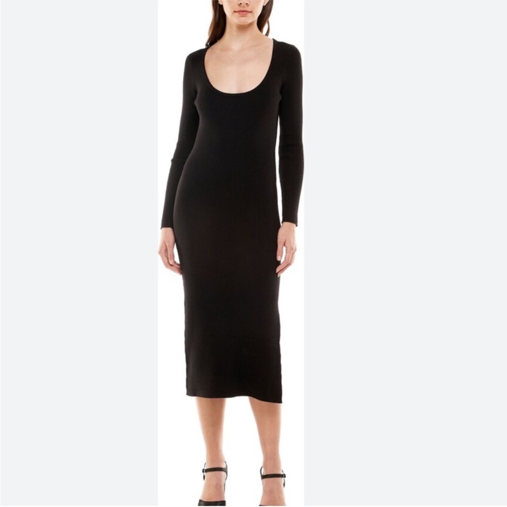 🌼WAYF🌼 Black Long Sleeve Cut-Out Dress - Picture 13 of 13